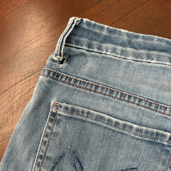 MOTHER Light Blue Denim Shorts - Picture 7 of 10